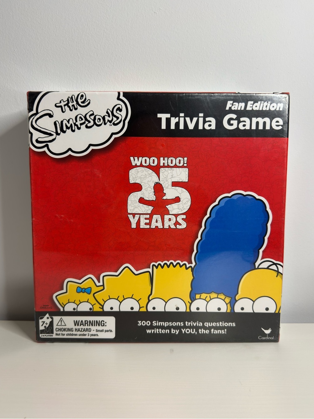 The Simpsons Fan Edition Trivia Game Board Game 35 Years Sealed New Cardinal